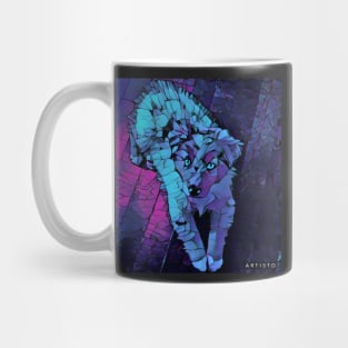 Mosaic Crystal Dog Mug